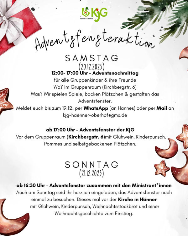 Adventsaktion für Kinder