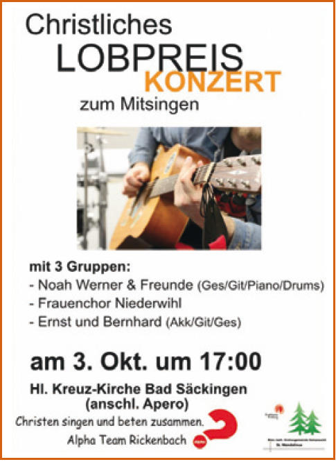 Christliches Lobpreis-Konzert