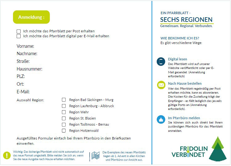 Neues Pfarrblatt