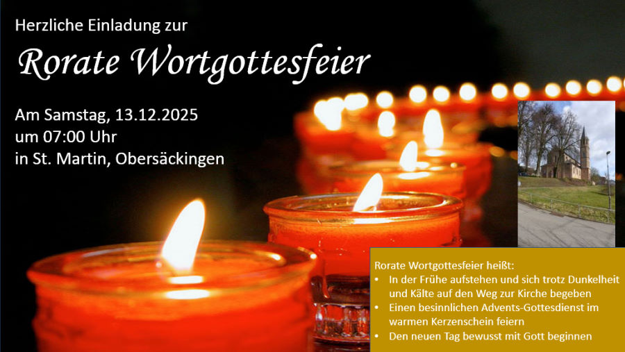 Roratemesse St. Martin am 13.12.