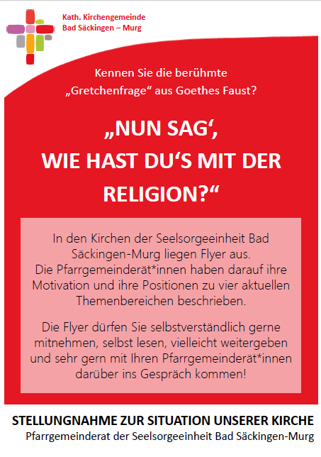 Zur Situation unserer Kirche